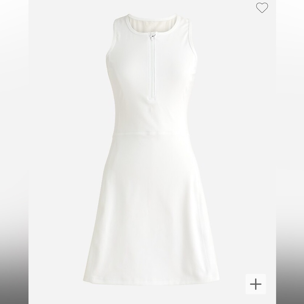 NWT J.Crew CloudStretch half-zip sports dress